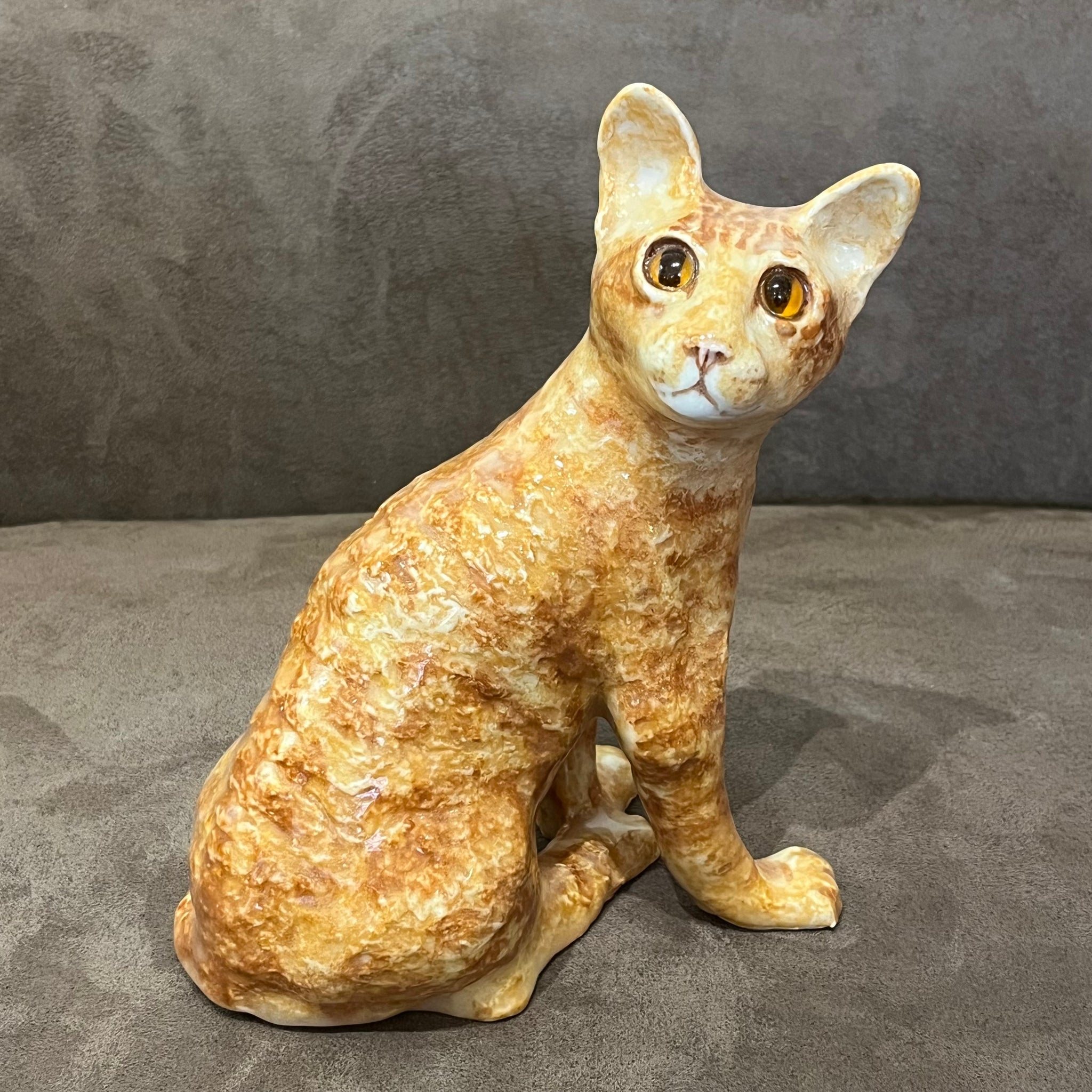 Winstanley Ginger Cat Sitting Up - Size 3