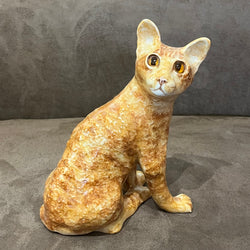 Winstanley Ginger Cat Sitting Up - Size 3