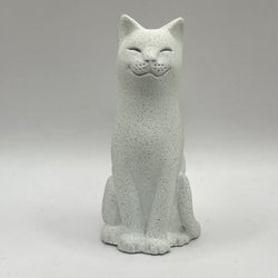 White Marble Stone Original Lucky Cat