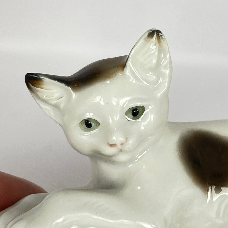 Vintage Rosenthal Cat on Ball 1950's