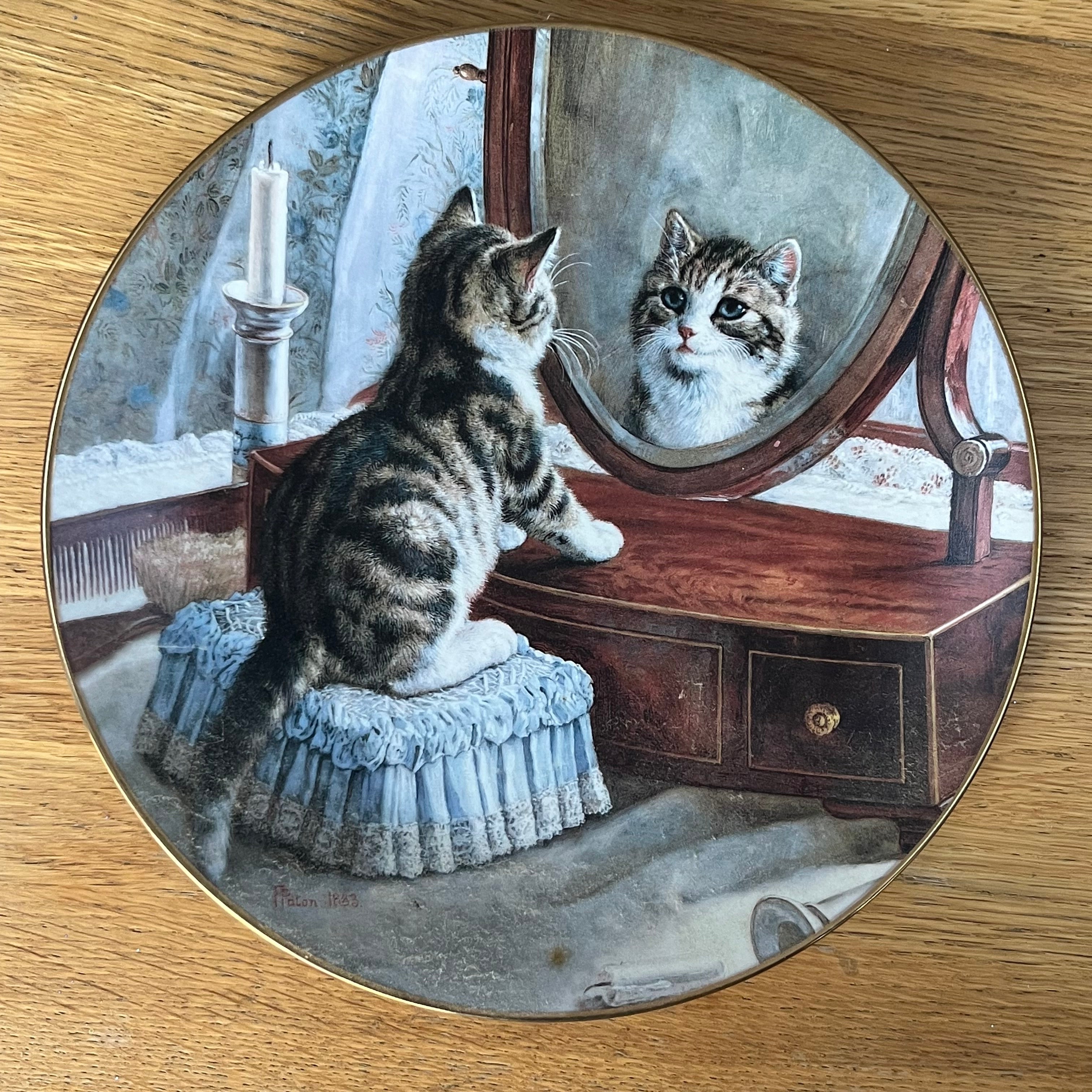 Vintage Plate Who's the Fairest by Frank Paton / W J George