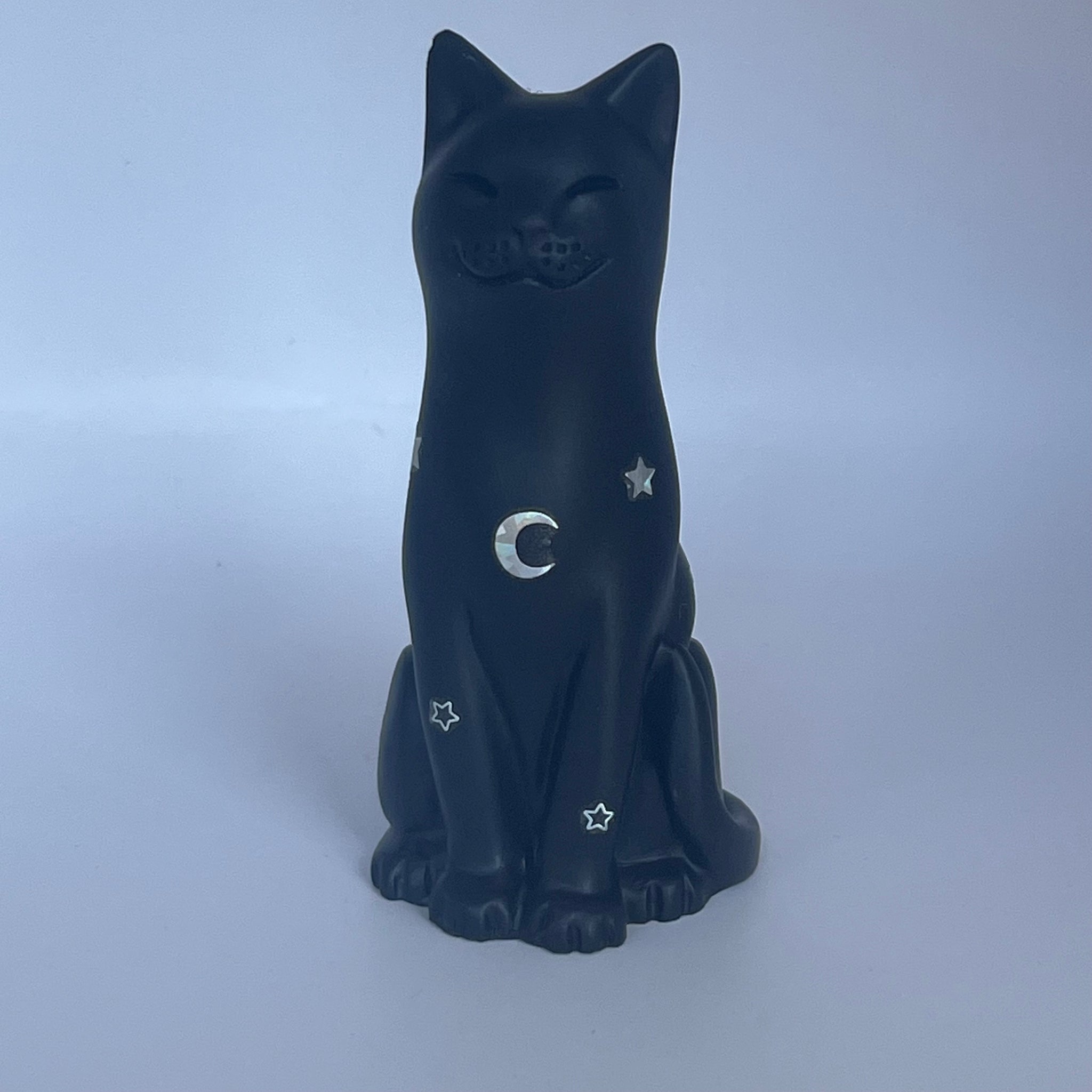 Hand Finished Celestial Lucky Black Cat
