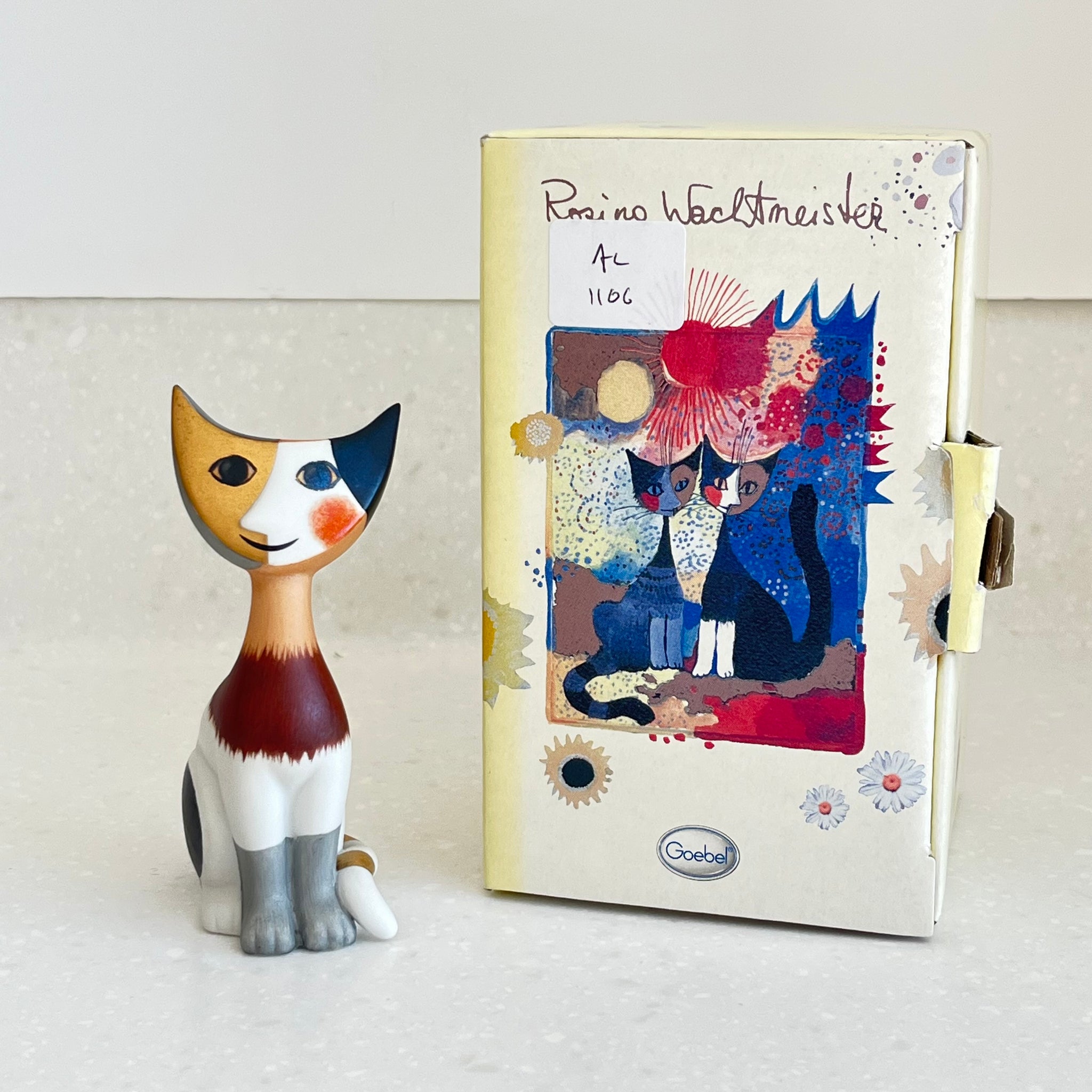 Vintage Rosina Wachtmeister Miniature (10cm) Cat Julia, Boxed