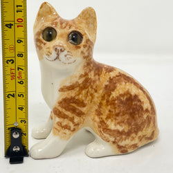 Winstanley Ginger and White Cat Sitting - Size 1