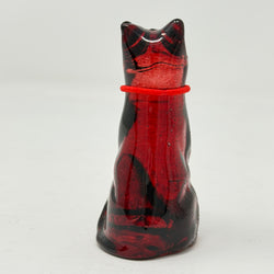 January Lucky Glass Cat