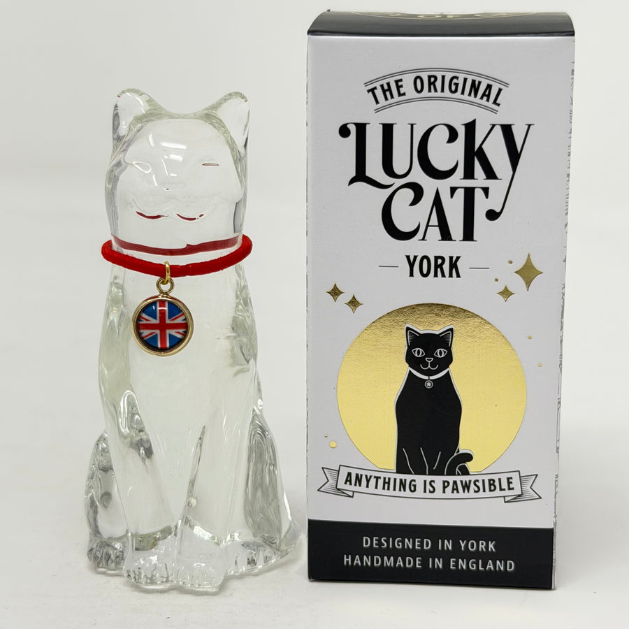 April Lucky Glass Cat