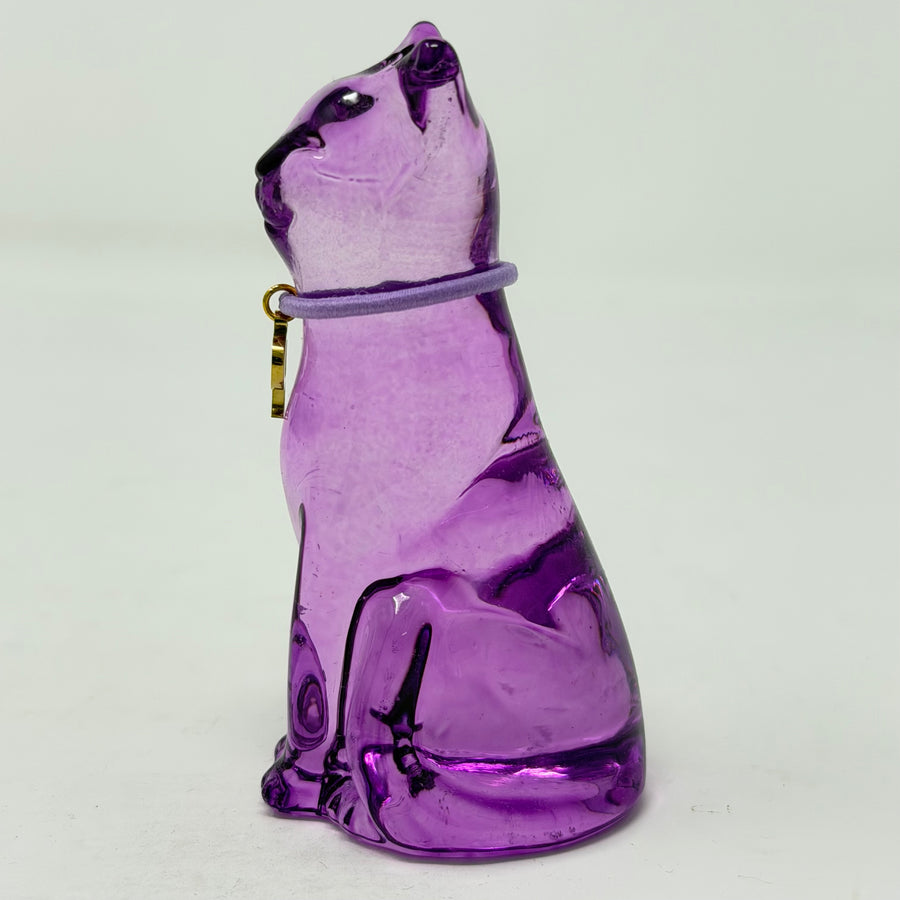 February Lucky Glass Cat