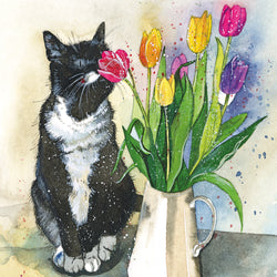 Smell the Flowers Card, by Alex Clark