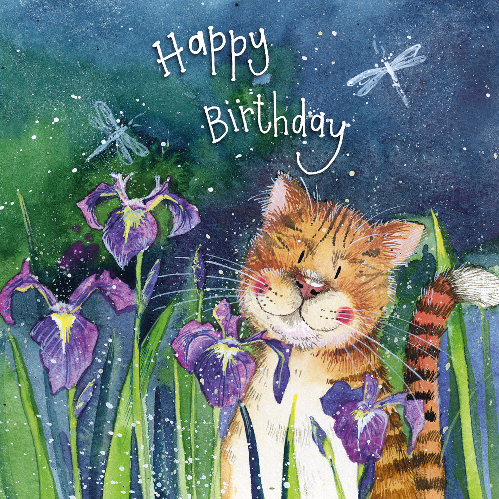 Out at Night Birthday Card, by Alex Clark