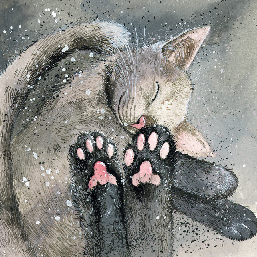 Toe Beans Card, by Alex Clark
