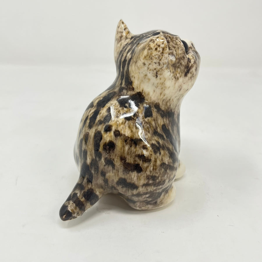 Winstanley Chubby Tabby Cat Looking Up - Size 1