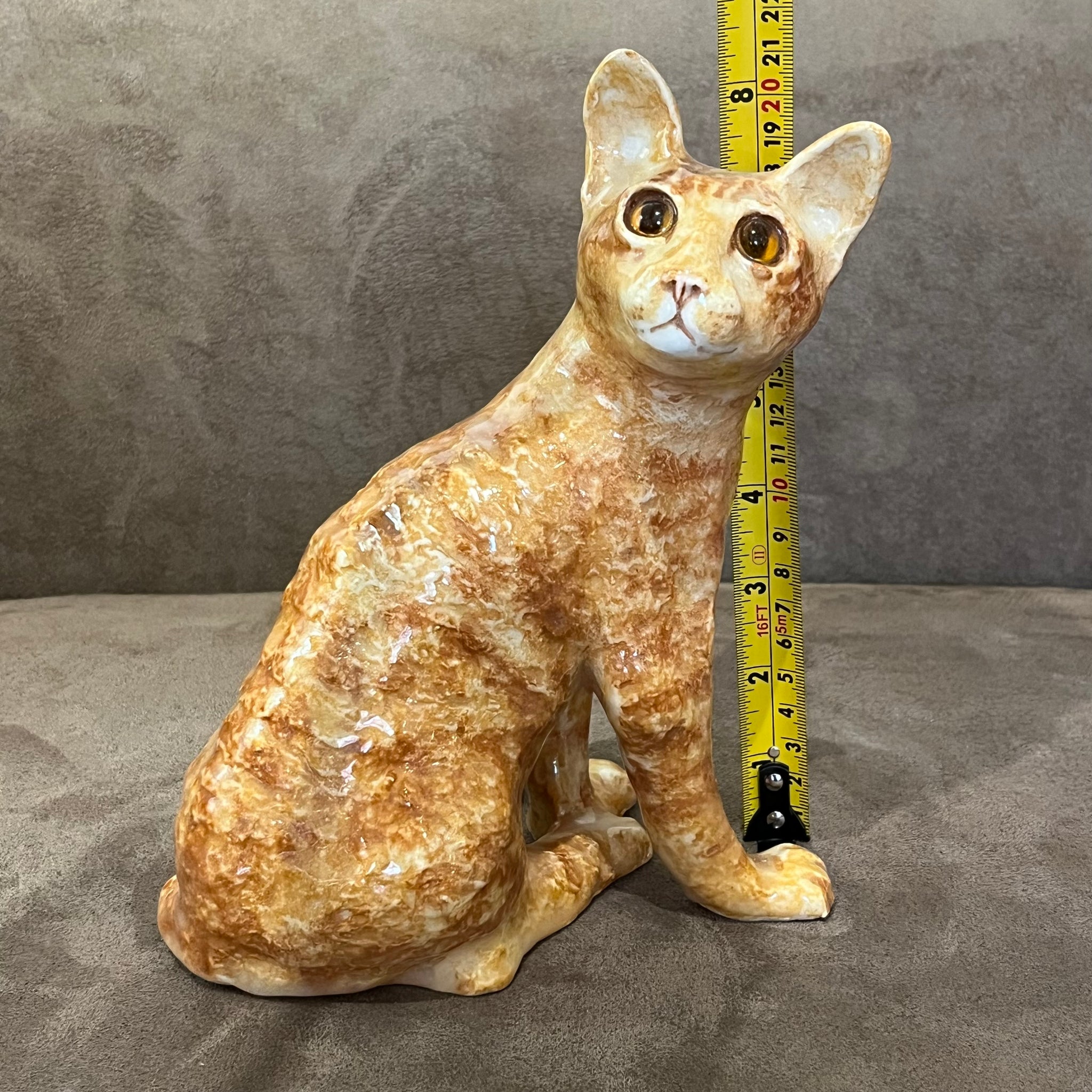Winstanley Ginger Cat Sitting Up - Size 3