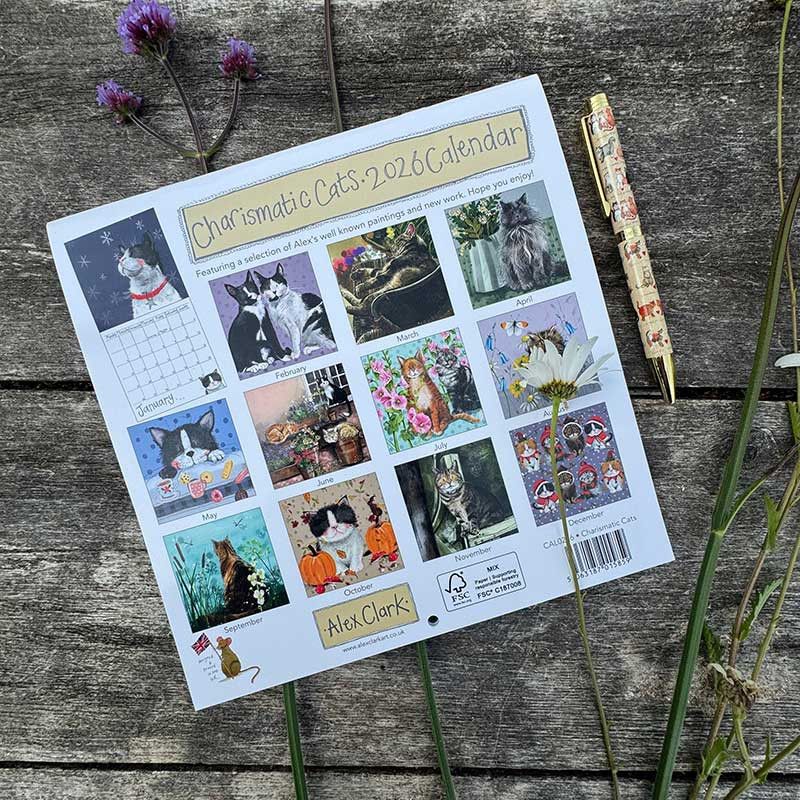 2026 Charismatic Cats Calendar by Alex Clark