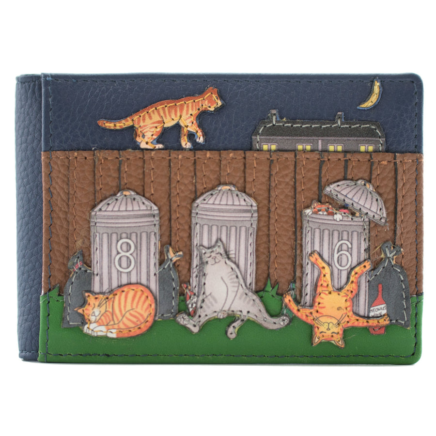 Alley Cats Leather ID & Card Holder