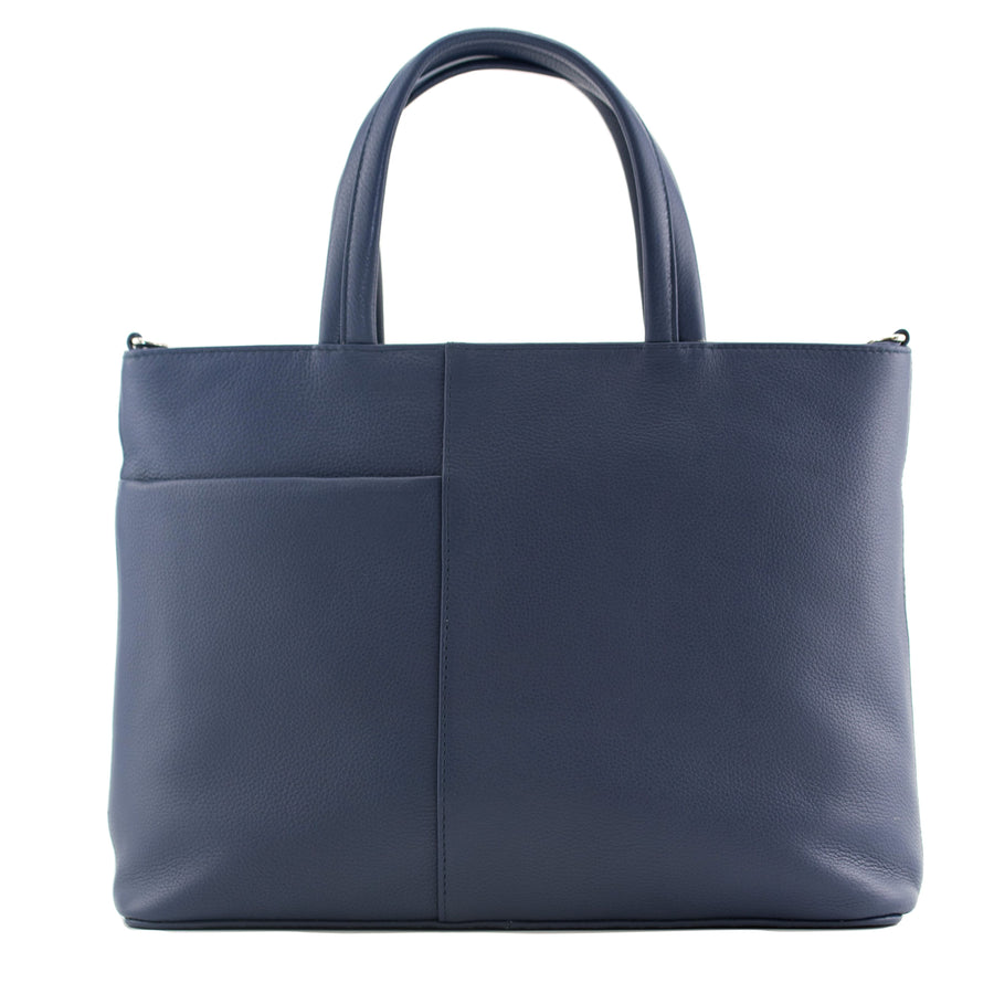 Alley Cats Leather Grab Handbag