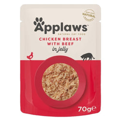 Applaws Chicken & Beef Jelly Pouches