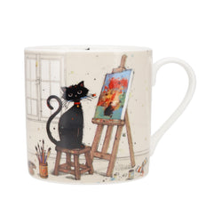 Artist Kitty Large Mug