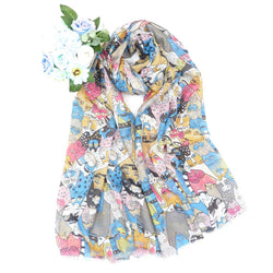 Artistic Style Printed Scarf