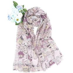 Artistic Style Printed Scarf