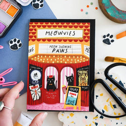 At the Meowvies Cat Card