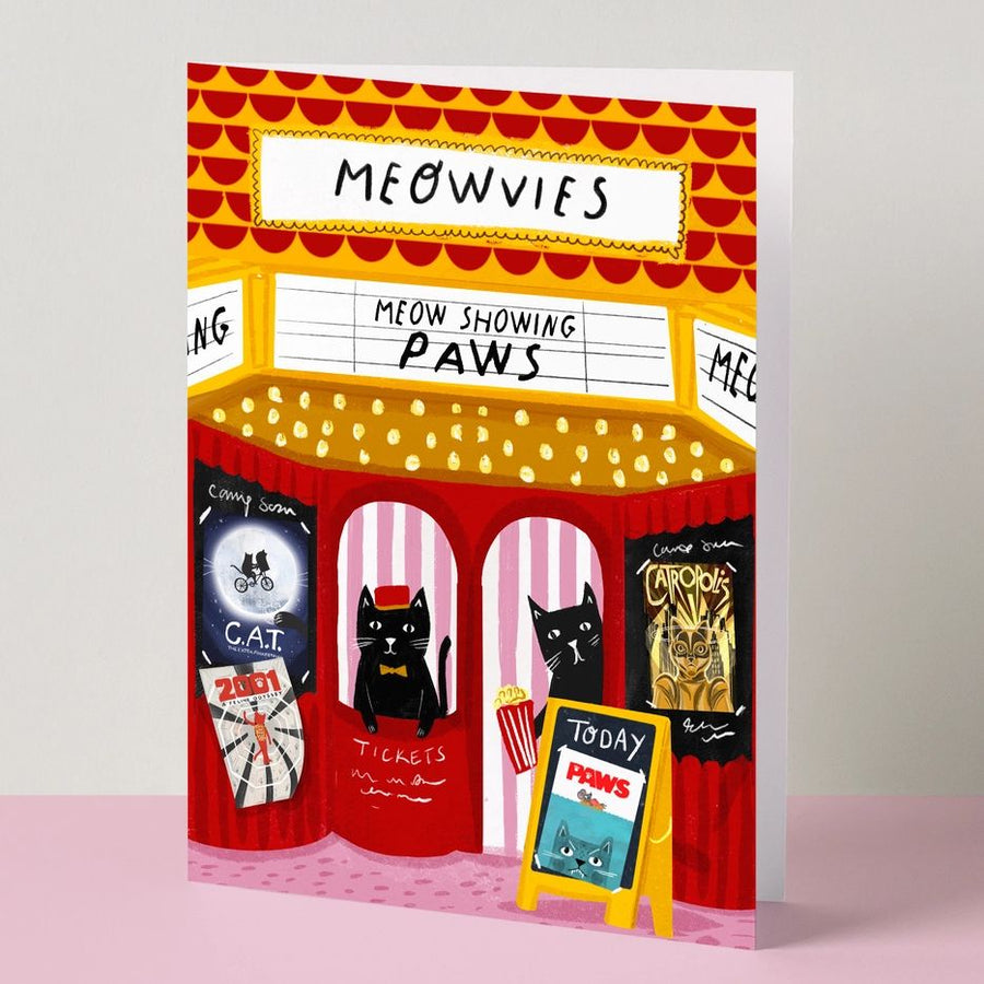 At the Meowvies Cat Card