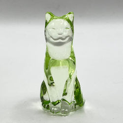 August Lucky Glass Cat