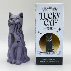 Lavender & Black Original Lucky Cat