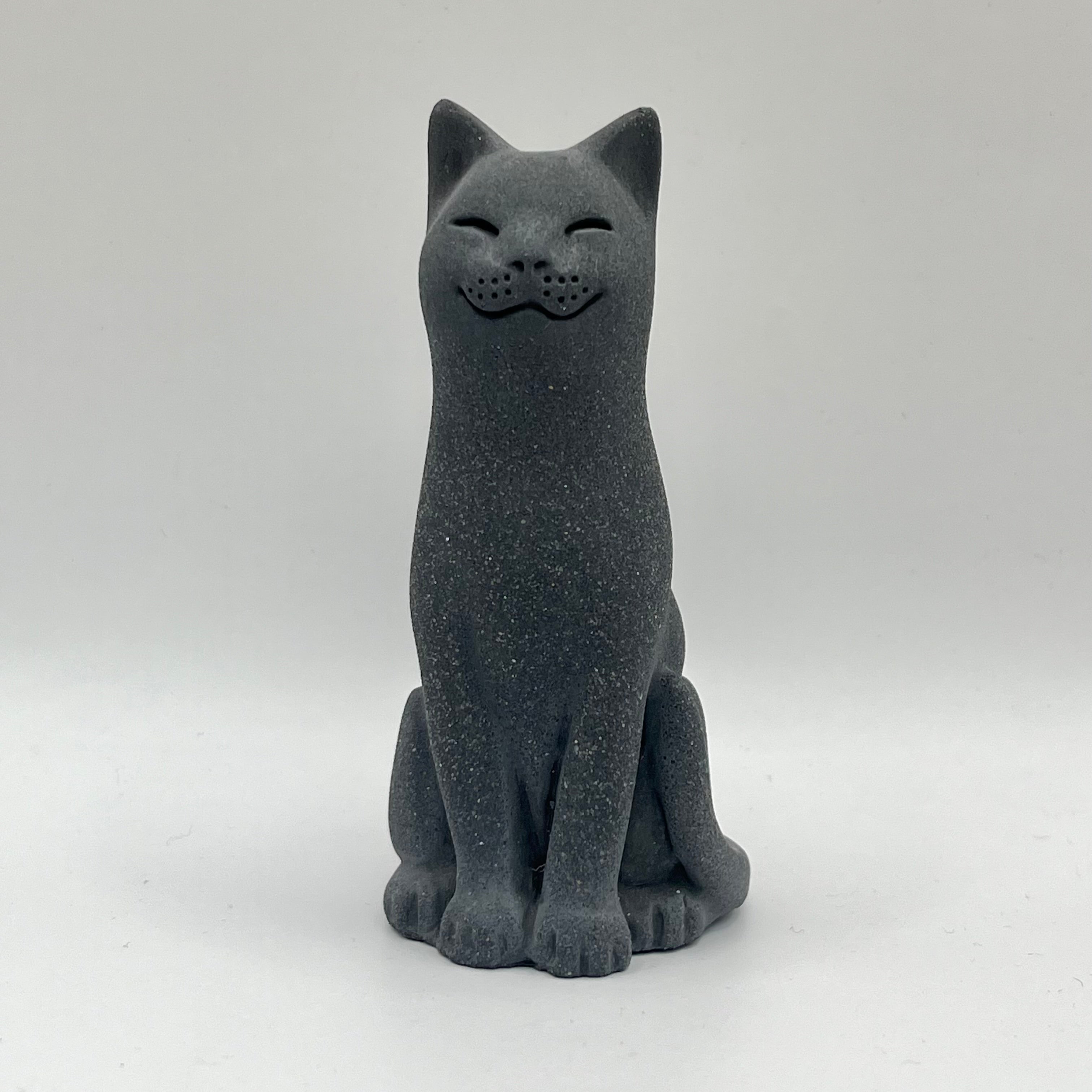 Charcoal Stone Original Lucky Cat