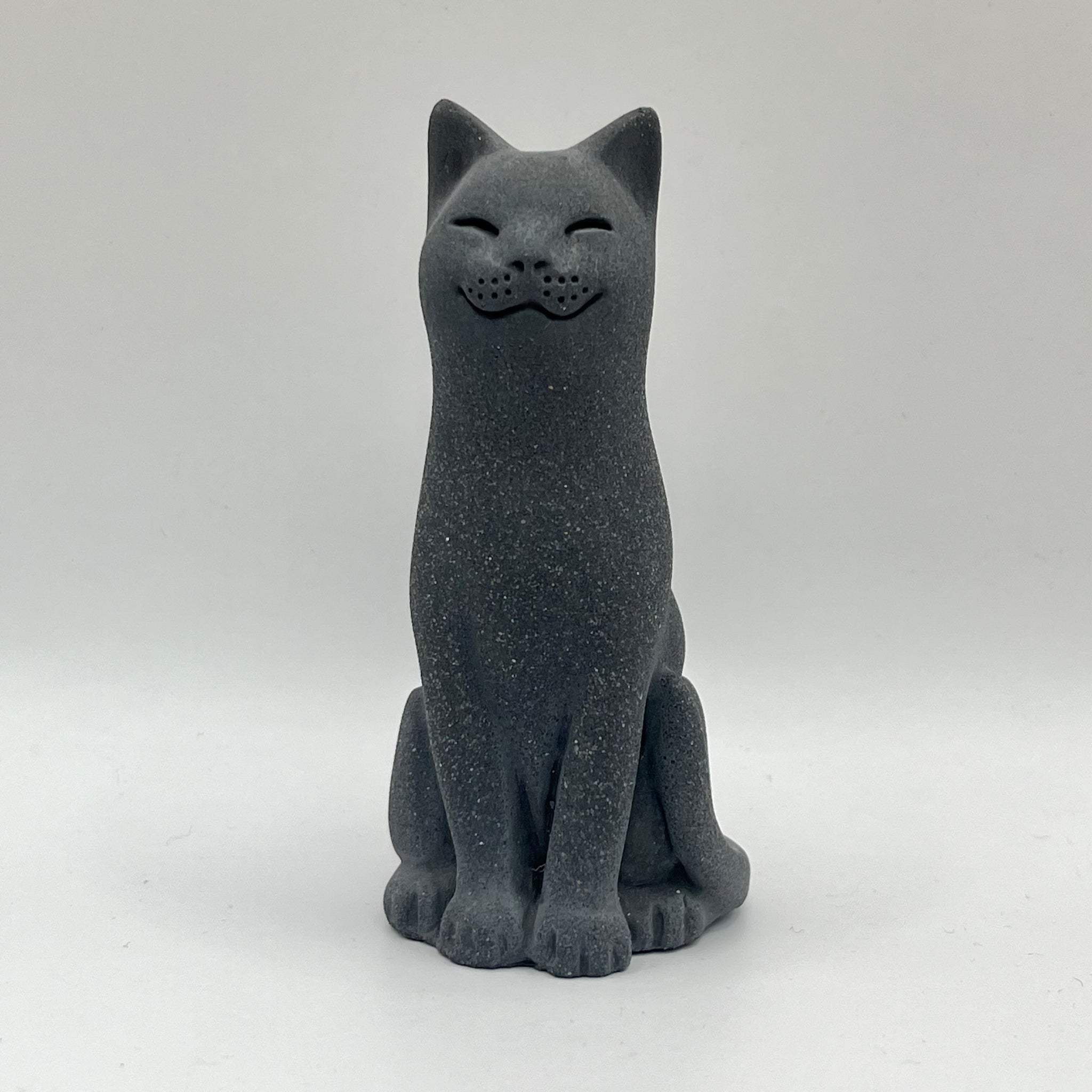 Charcoal Stone Original Lucky Cat