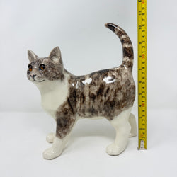 Winstanley Grey & White Cat Standing - Size 6