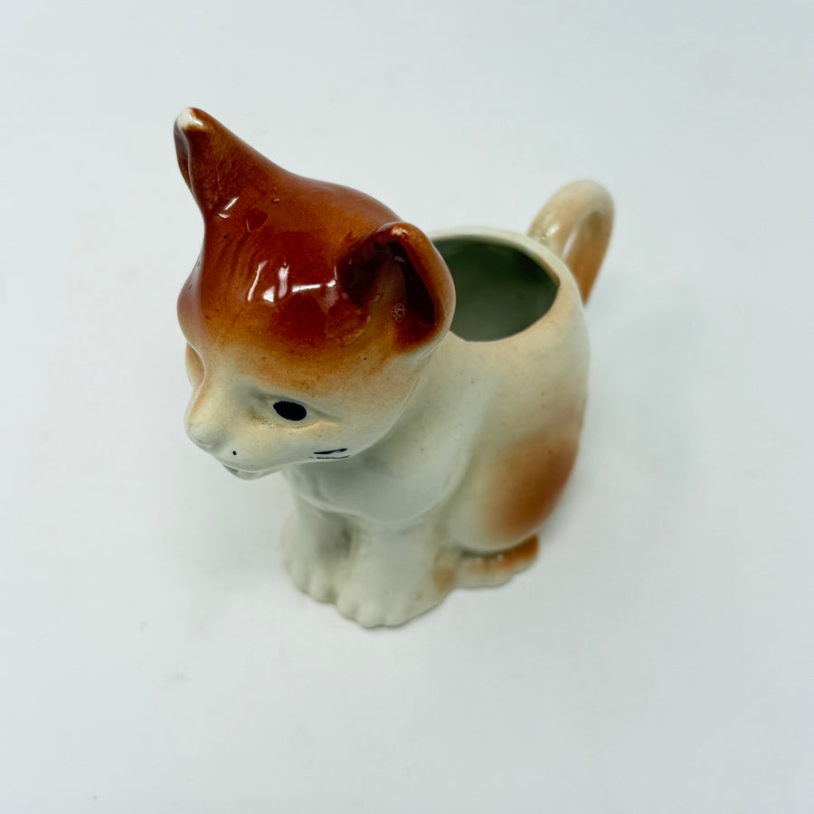 Vintage Ginger Cat Jug by Weaver Pottery Winsford