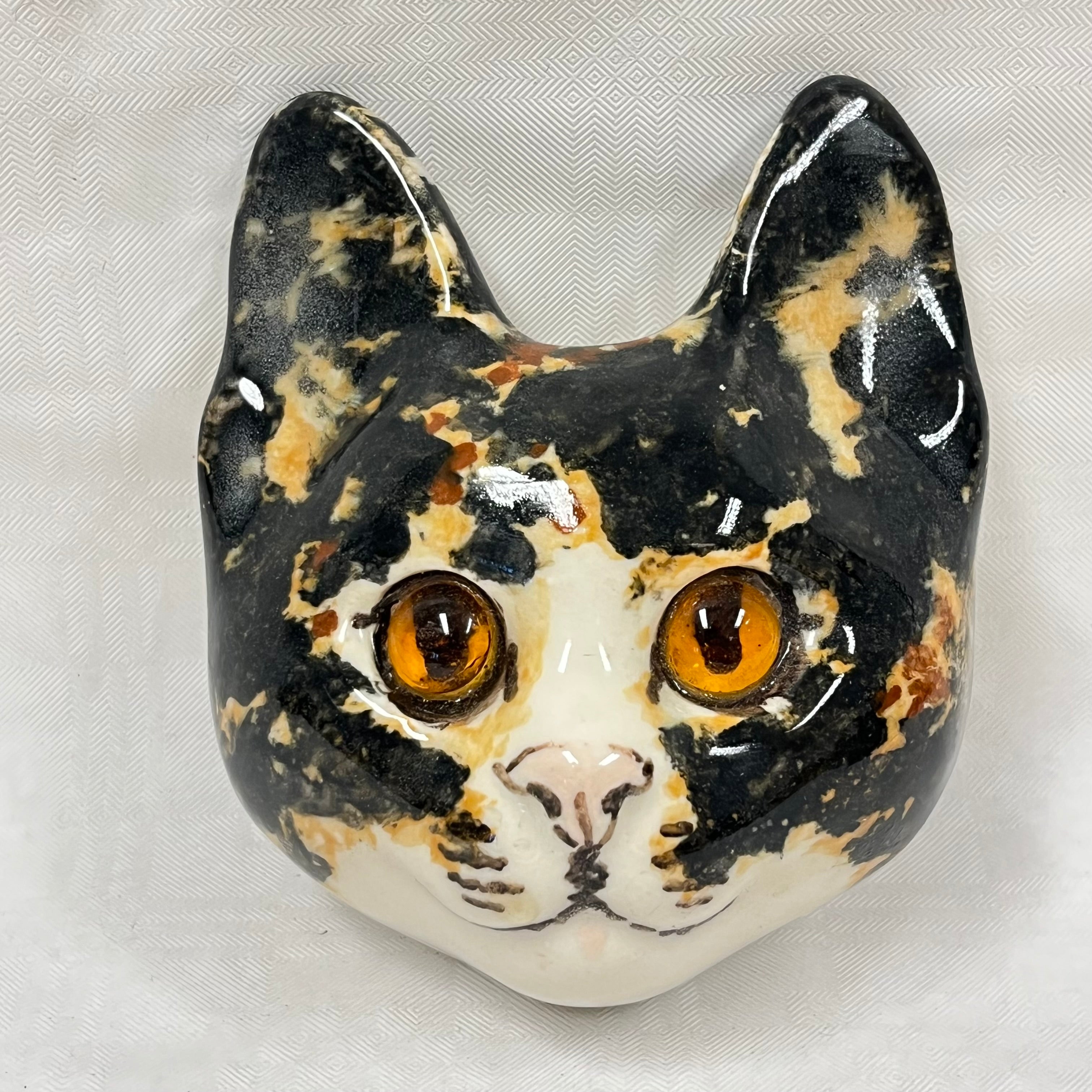 Winstanley Brindle Tortie Cat Plaque - Size 2