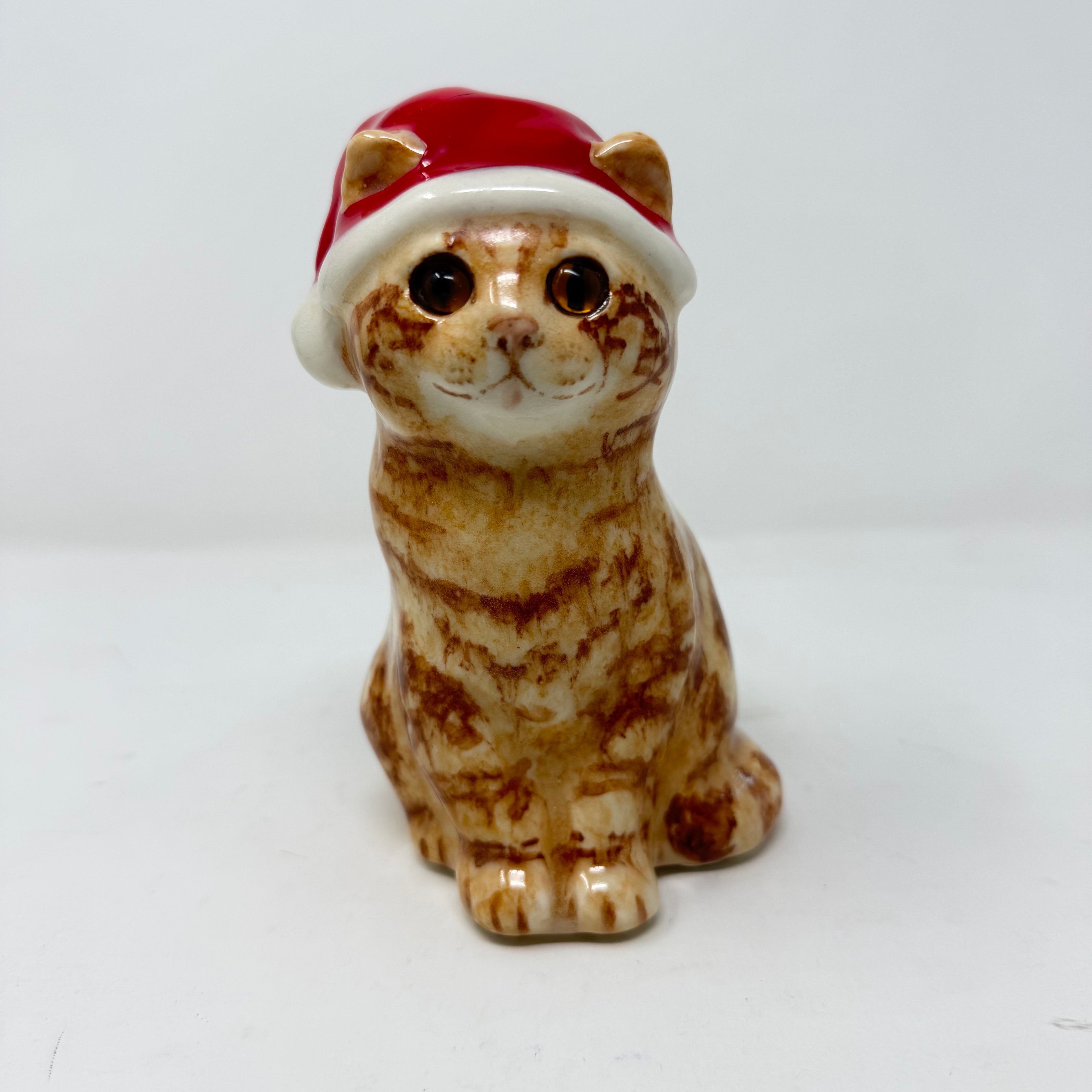Winstanley Ginger Cat Santa Hat Size 2