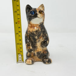 Winstanley Brindle Tortie Cat On Back Legs - Size 1