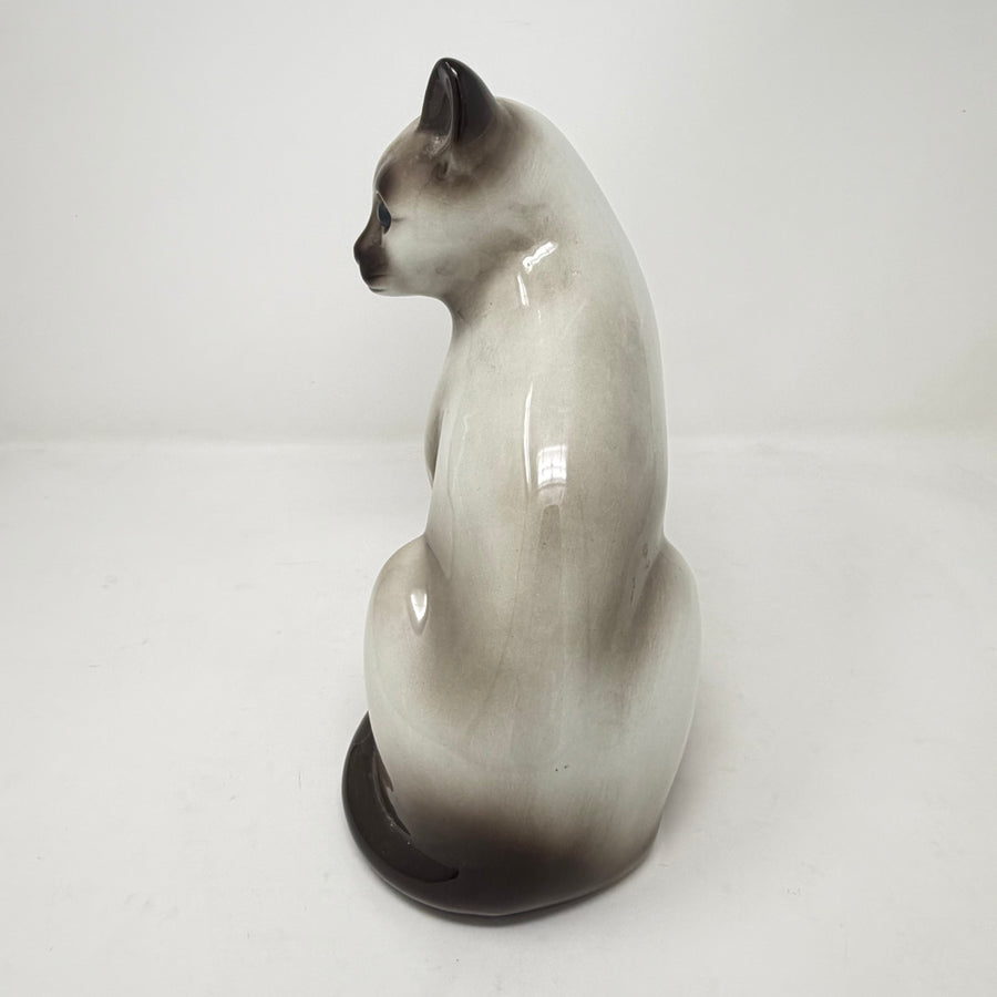 Vintage Elpa Alcobaca Sia Siamese Ceramic Cat