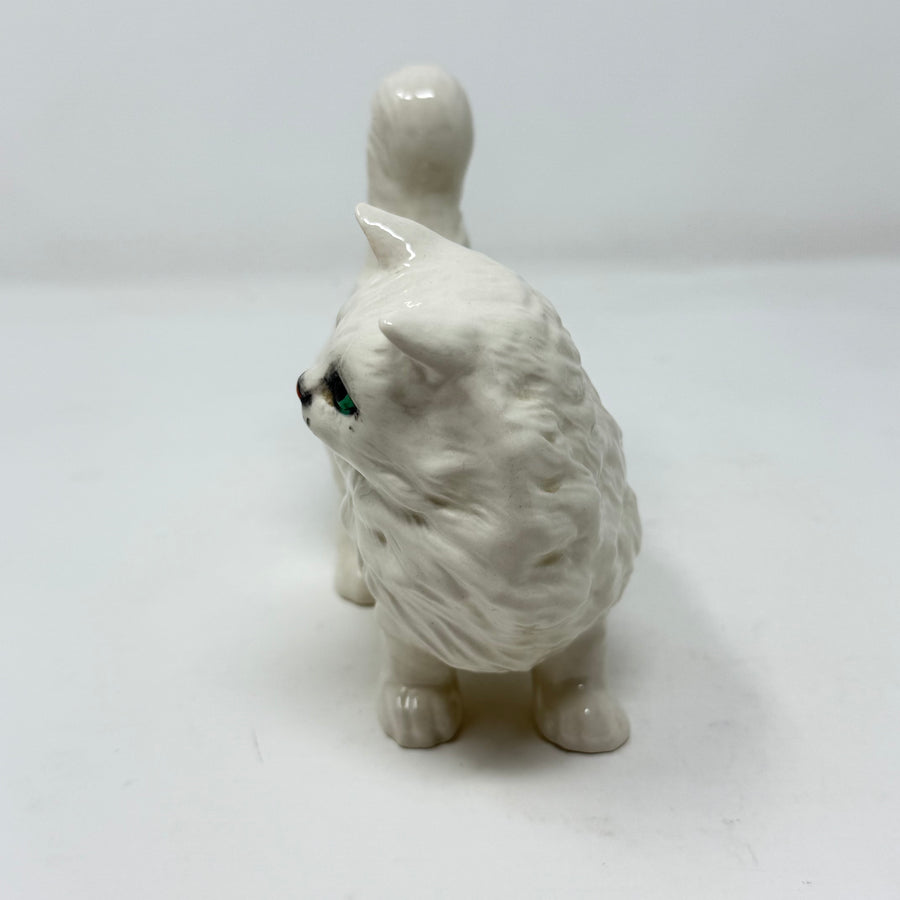 Vintage Beswick White Long Haired Cat Model 1898