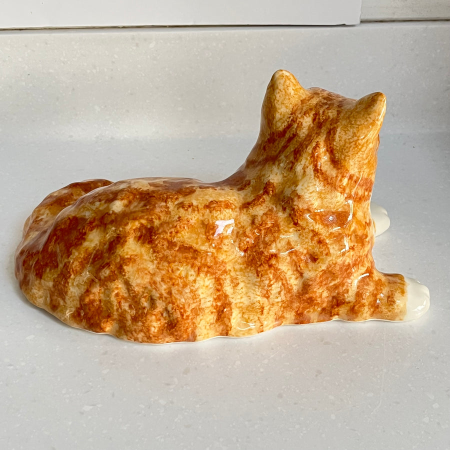 Winstanley Ginger Cat Lying Down - Size 4
