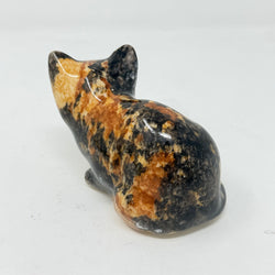 Winstanley Brindle Tortie Crouching Cat - Size 1