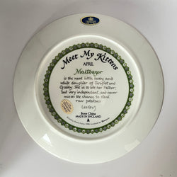 Vintage Plate Malteaser for April by Lesley Anne Ivory / Aynsley