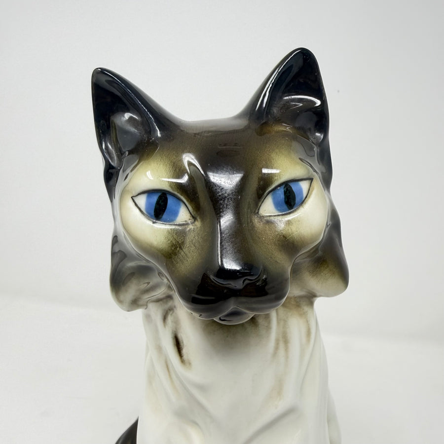 Vintage Royal Dux 13" Fireside Cat Model 635
