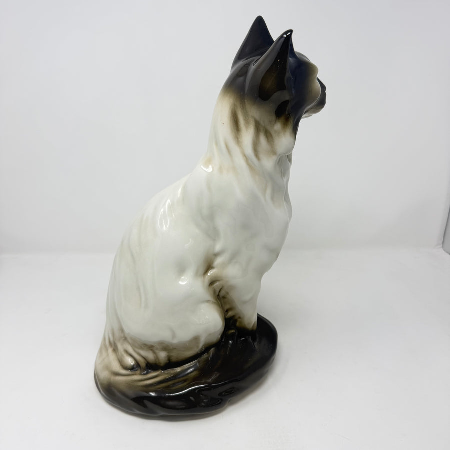 Vintage Royal Dux 13" Fireside Cat Model 635