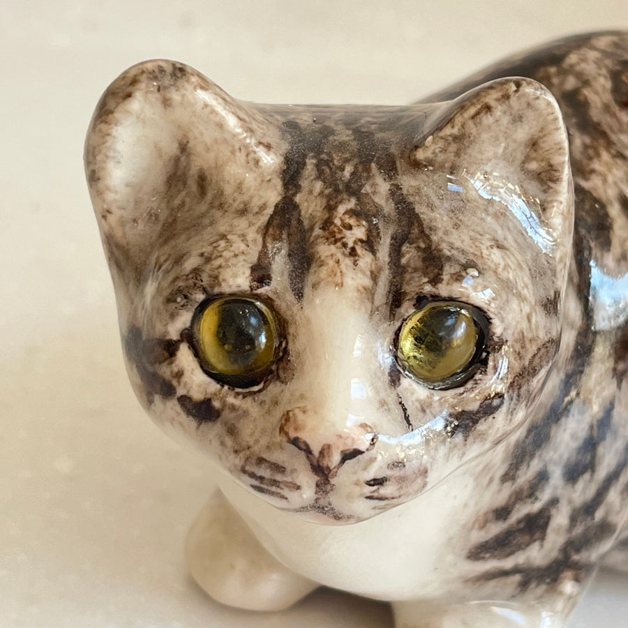 Winstanley Crouching Tabby and White Cat - Size 2