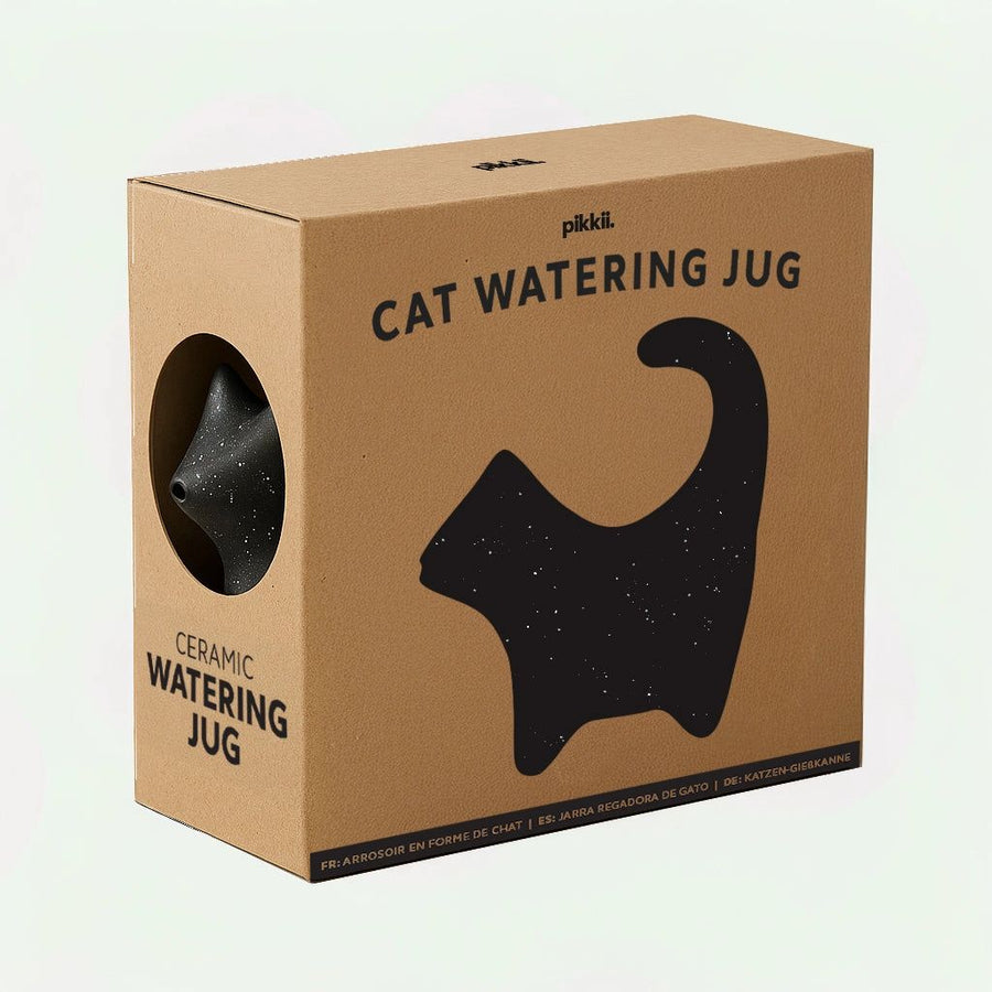Black Cat Speckled Watering Can