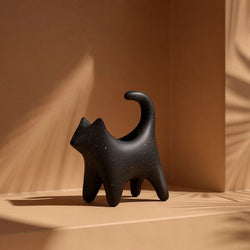 Black Cat Speckled Watering Can