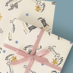 Battersea Christmas Cat Gift Wrap