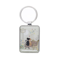 Black Kitty Keyring