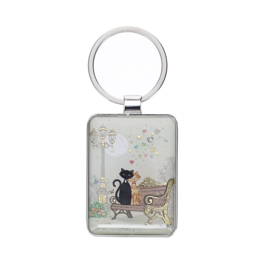 Black Kitty Keyring