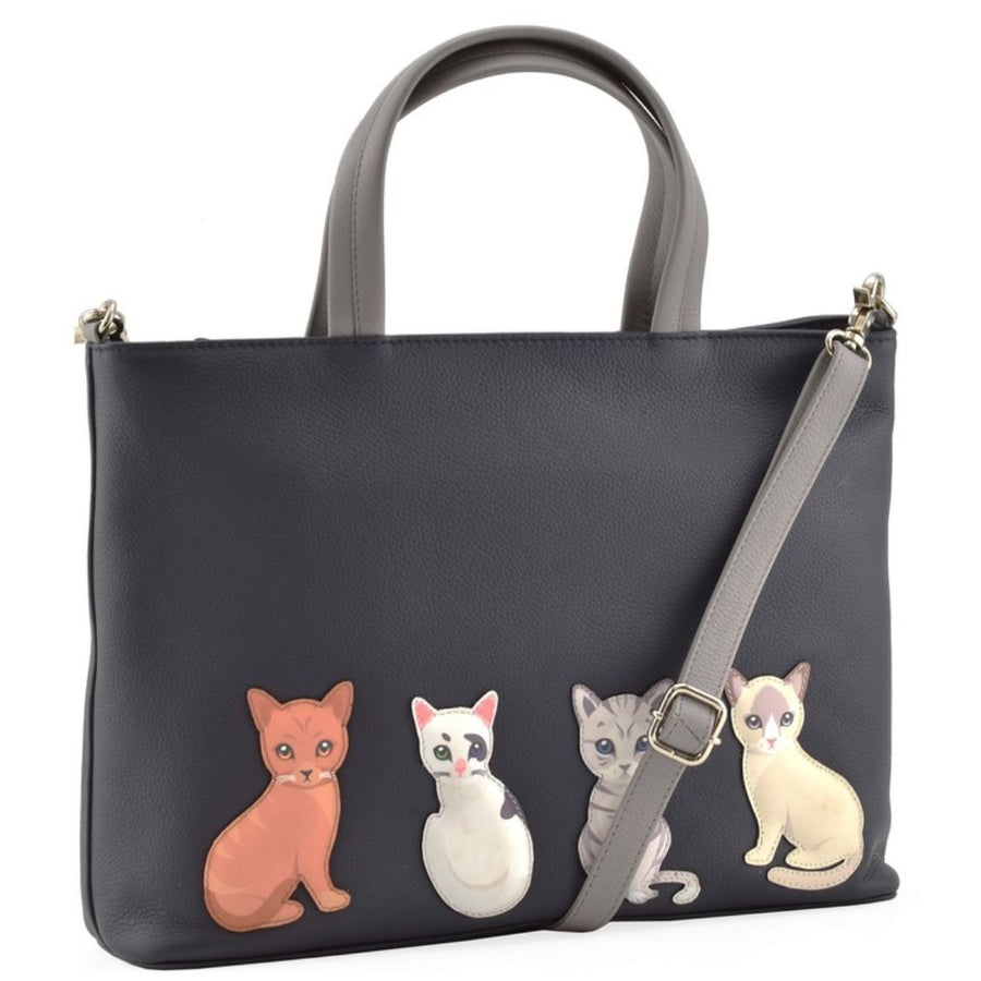 Best Friends Leather Grab Handbag