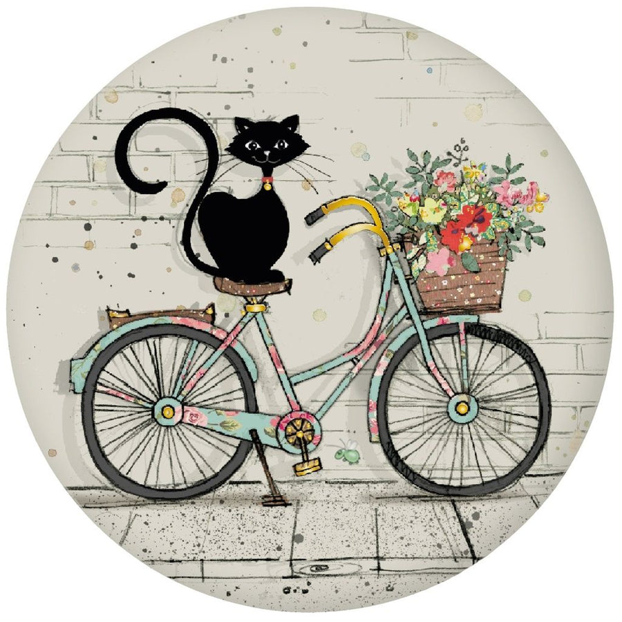 Black Kitty Fridge Magnet