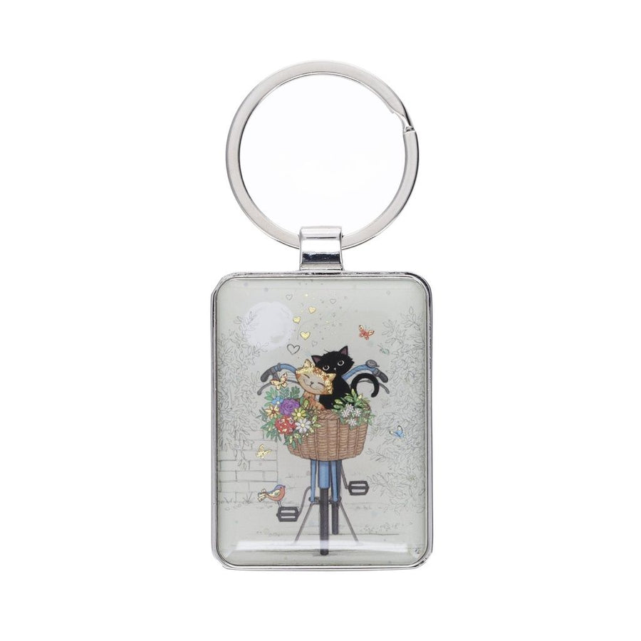 Black Kitty Keyring